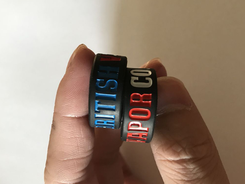 Personalized Debossed Vape Bands